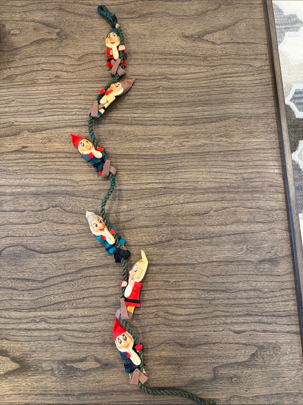 Vintage Elf Rope Garland - 3 Feet